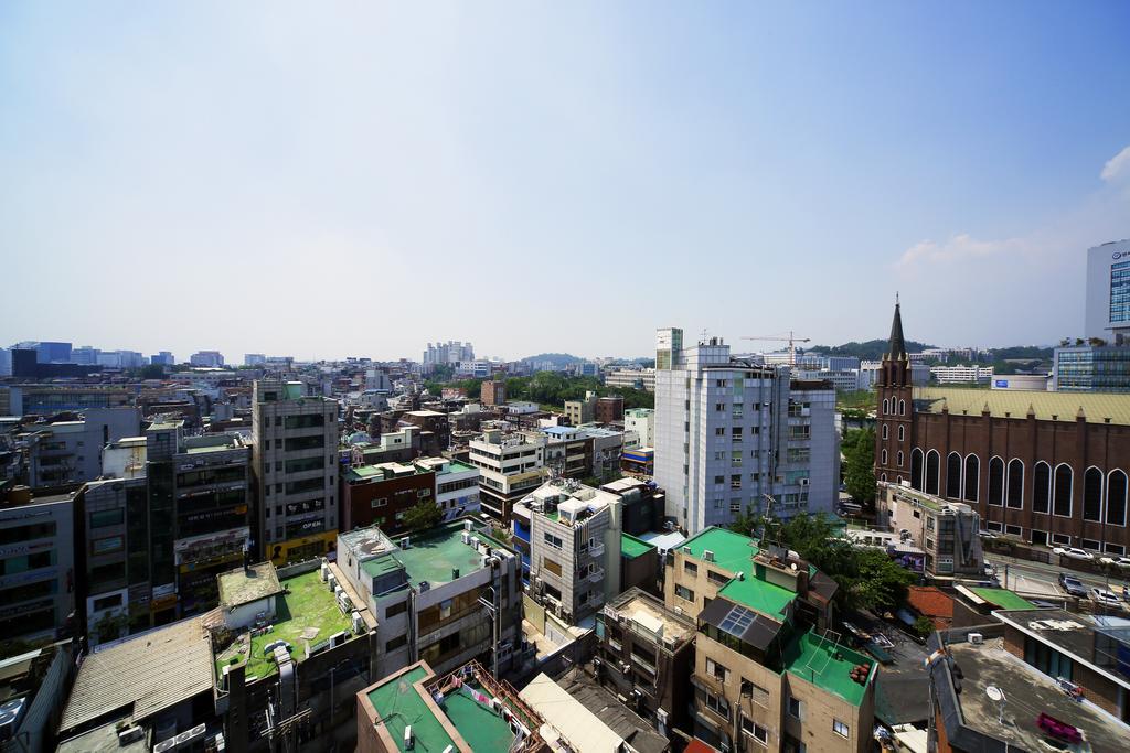 24 Guesthouse Sinchon Avenue Szöul Kültér fotó